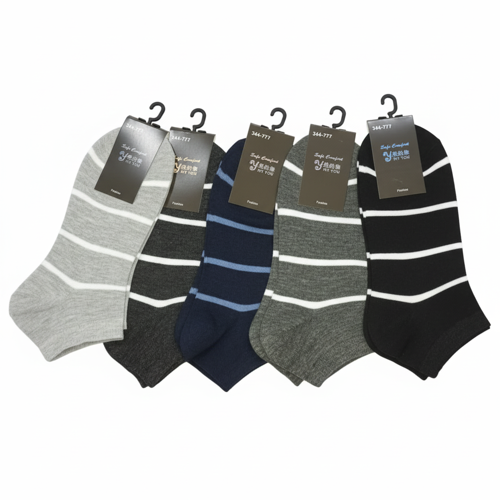 Men's Striped Casual Socks