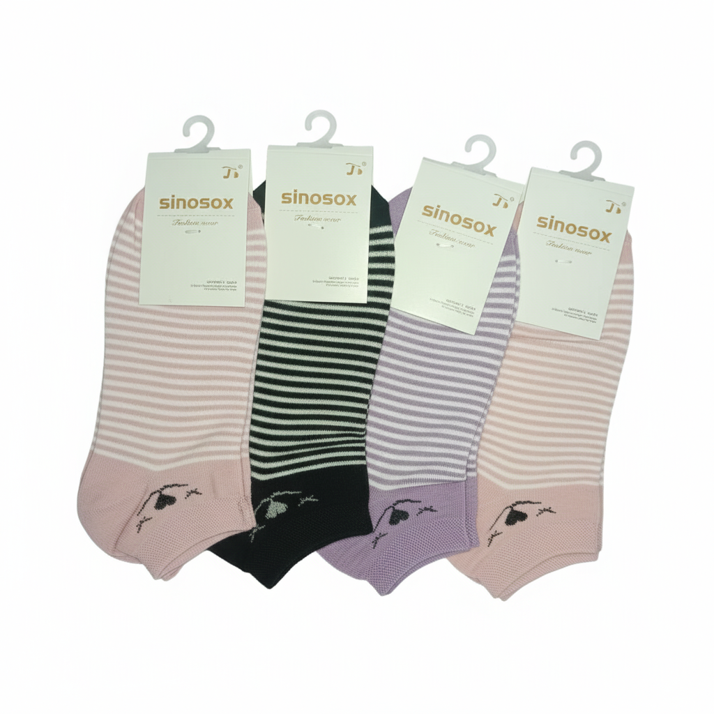 Women's Striped Ankle Socks