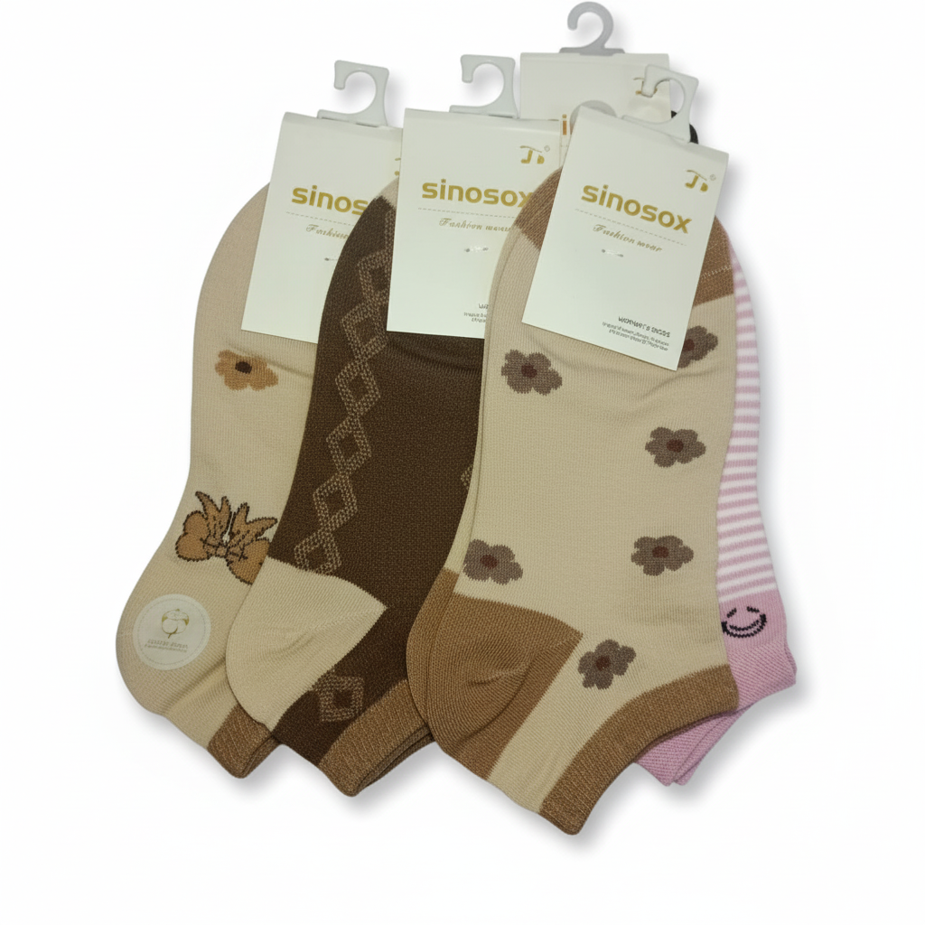 Women's Striped Ankle Socks